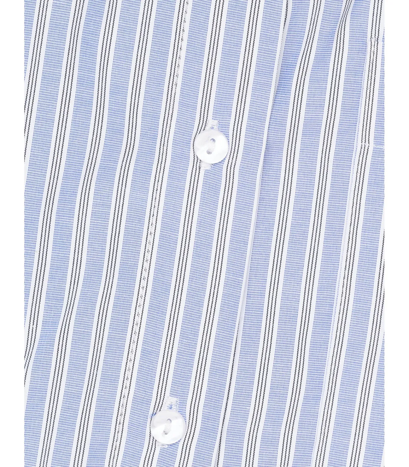 J&JOY Blauw-wit gevoerde damesblouse blue Best
