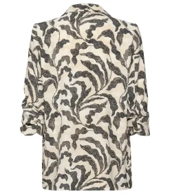 Soaked in Luxury Blazer met print voor dames Shirley beige Hot