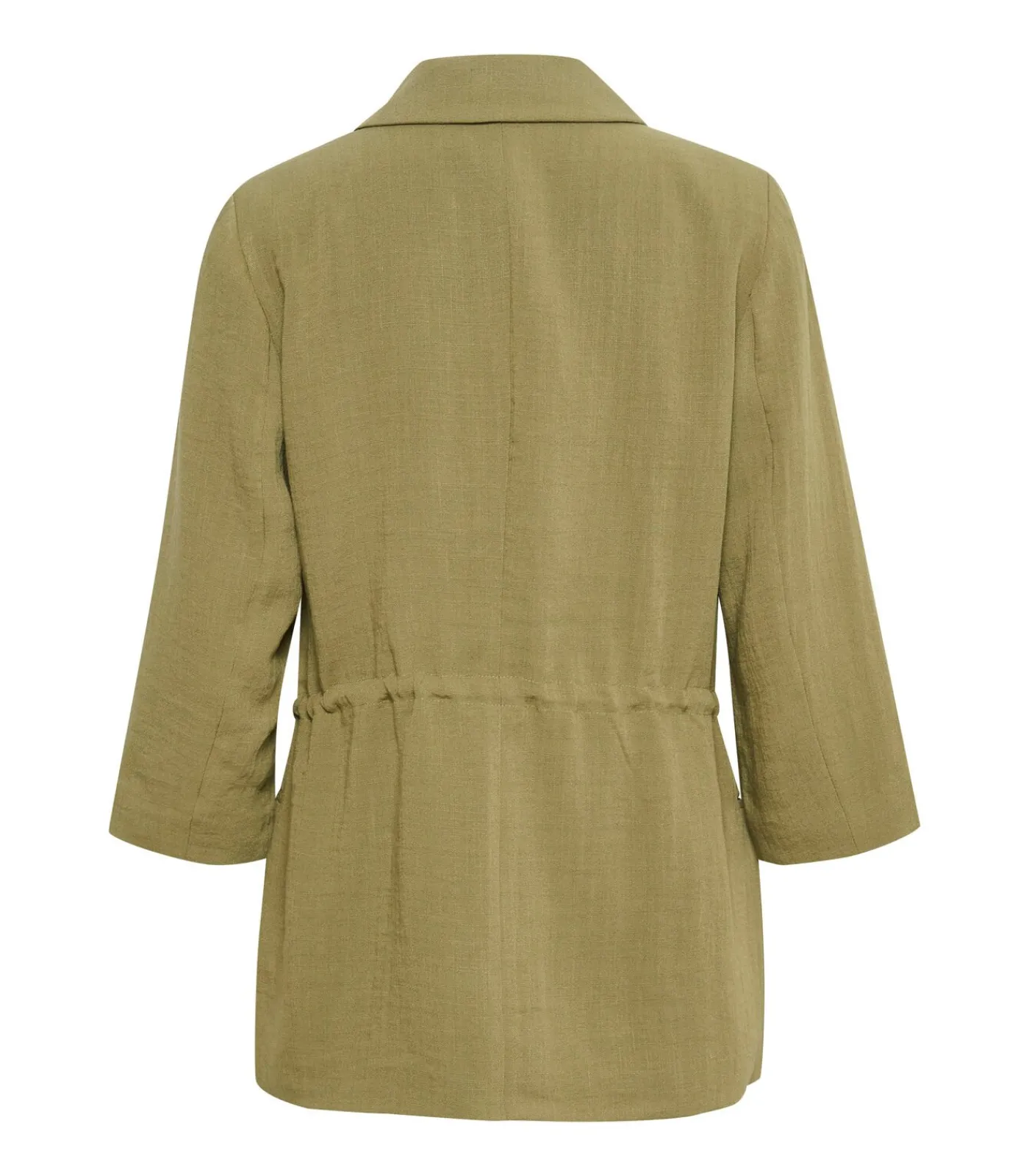 Soaked in Luxury Blazer met trekkoord voor dames Camile green Hot