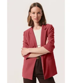 Soaked in Luxury Blazer voor dames Shirley red Discount