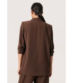 Soaked in Luxury Blazer voor dames Shirley camel Clearance