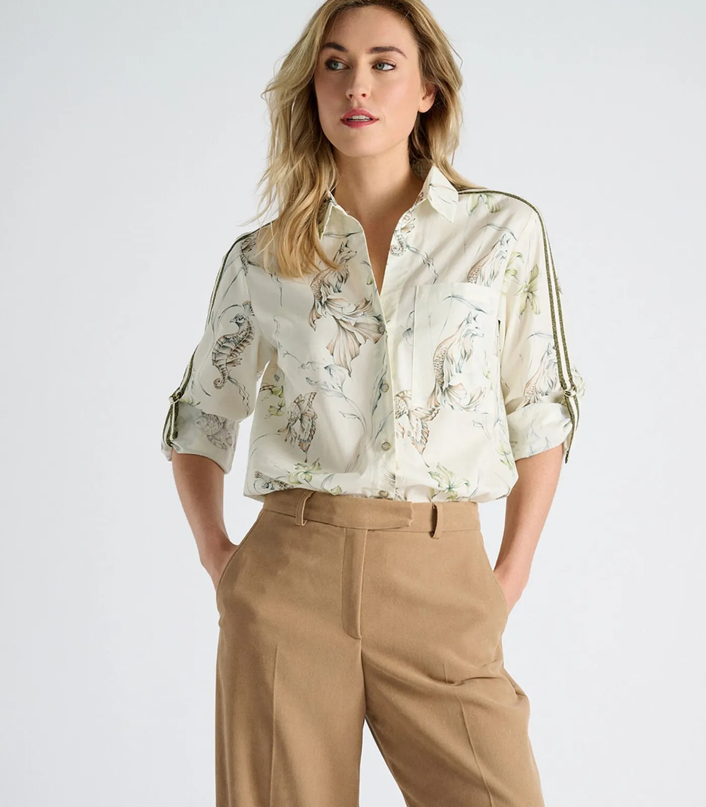 Marie Méro Bloes met originele dierenprint offWhite Hot
