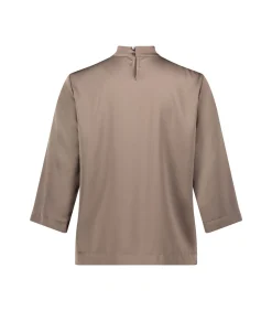 Betty Barclay Blouse in shirtstijl brown New