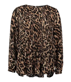 Betty Barclay Blouse in shirtstijl blackMulticolor/beige Clearance