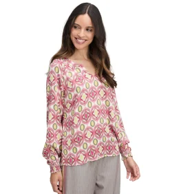 Cartoon Blouse in shirtstijl multicolor Sale