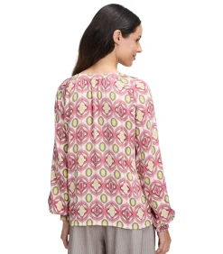 Cartoon Blouse in shirtstijl multicolor Sale