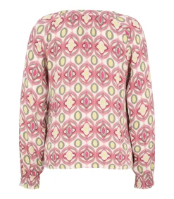 Cartoon Blouse in shirtstijl multicolor Sale
