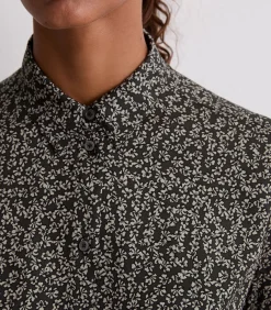 Marc O'Polo Blouse met relaxte print darkGrey Discount