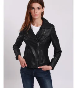Lee Cooper Blouson en cuir BERRA camel Clearance