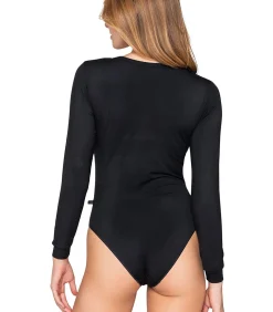 LUNA Body met lange mouwen MICRO TOUCH COMFORT black Discount