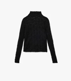 Koton Bordeaux Blouse Lange Mouwen Dikke Kraag Kant black Online
