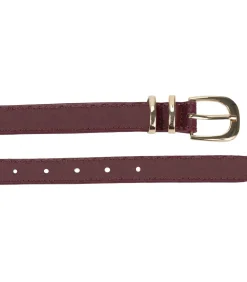 ISOTONER leren damesriem bordeaux Discount