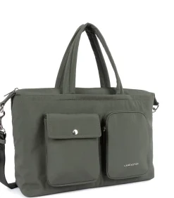 LANCASTER Bowling handtas – Basic Pocket khaki Discount