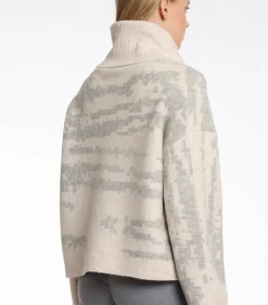 Rino&Pelle Boxy gebreide trui met col Berkengrijs XS beige Best
