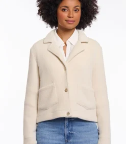 Rino&Pelle Boxy jas met reverskraag Berken 44 ivory New