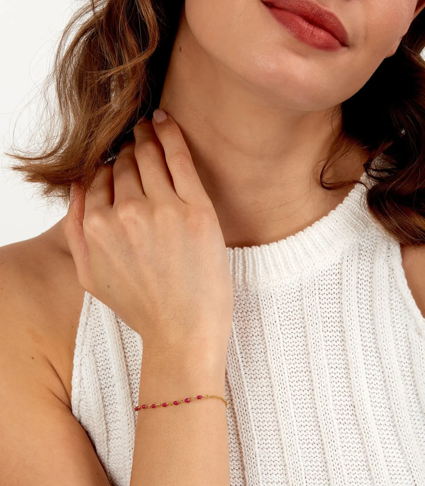 La Petite Story Bracelet SILVER red Online