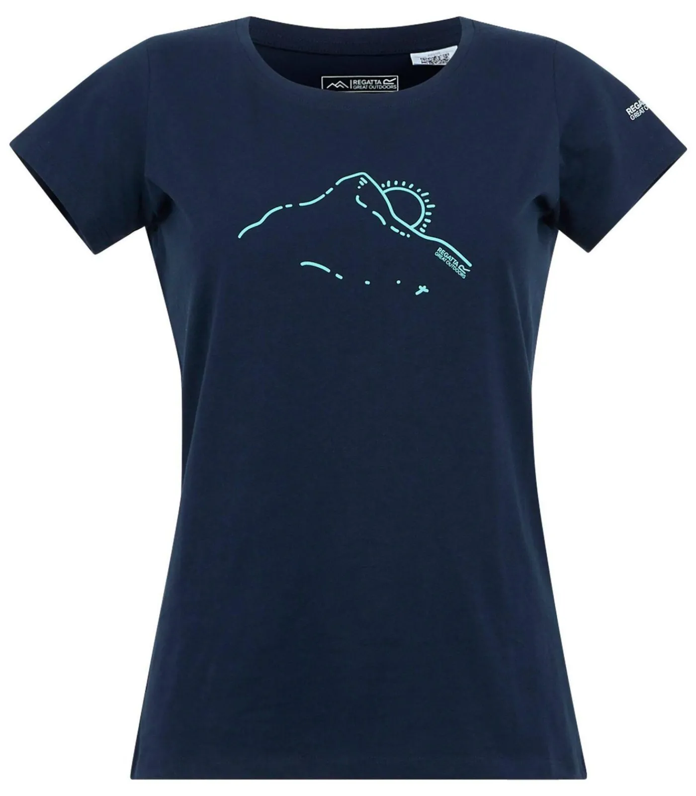Regatta BREEZED V - T-shirt - Marineblauw navyBlue Hot