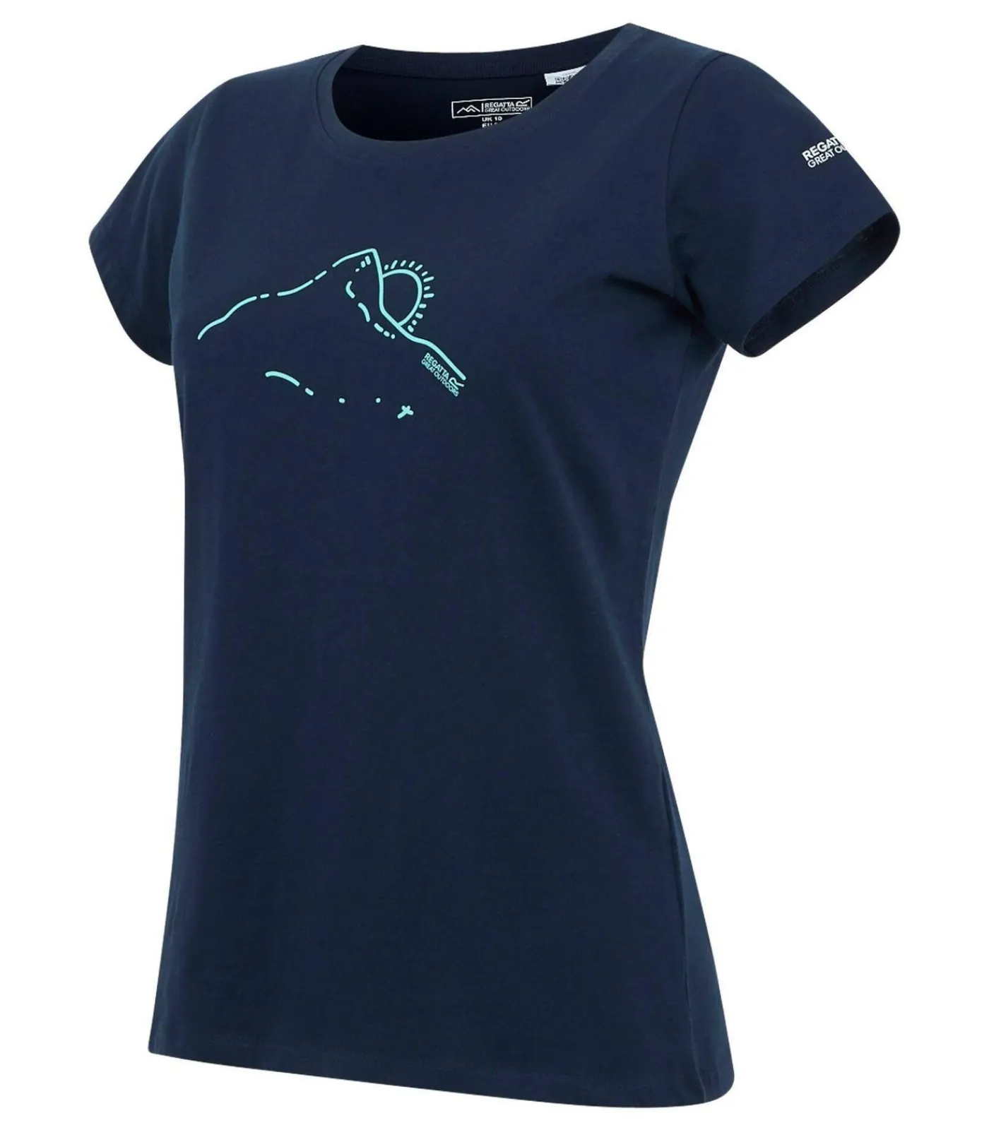 Regatta BREEZED V - T-shirt - Marineblauw navyBlue Hot