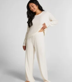 Hunkemöller Broek Brushed Jersey white Outlet