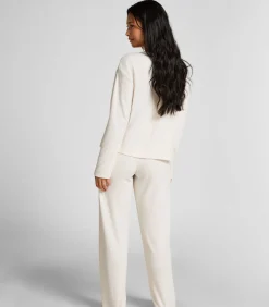 Hunkemöller Broek Brushed Jersey white Outlet