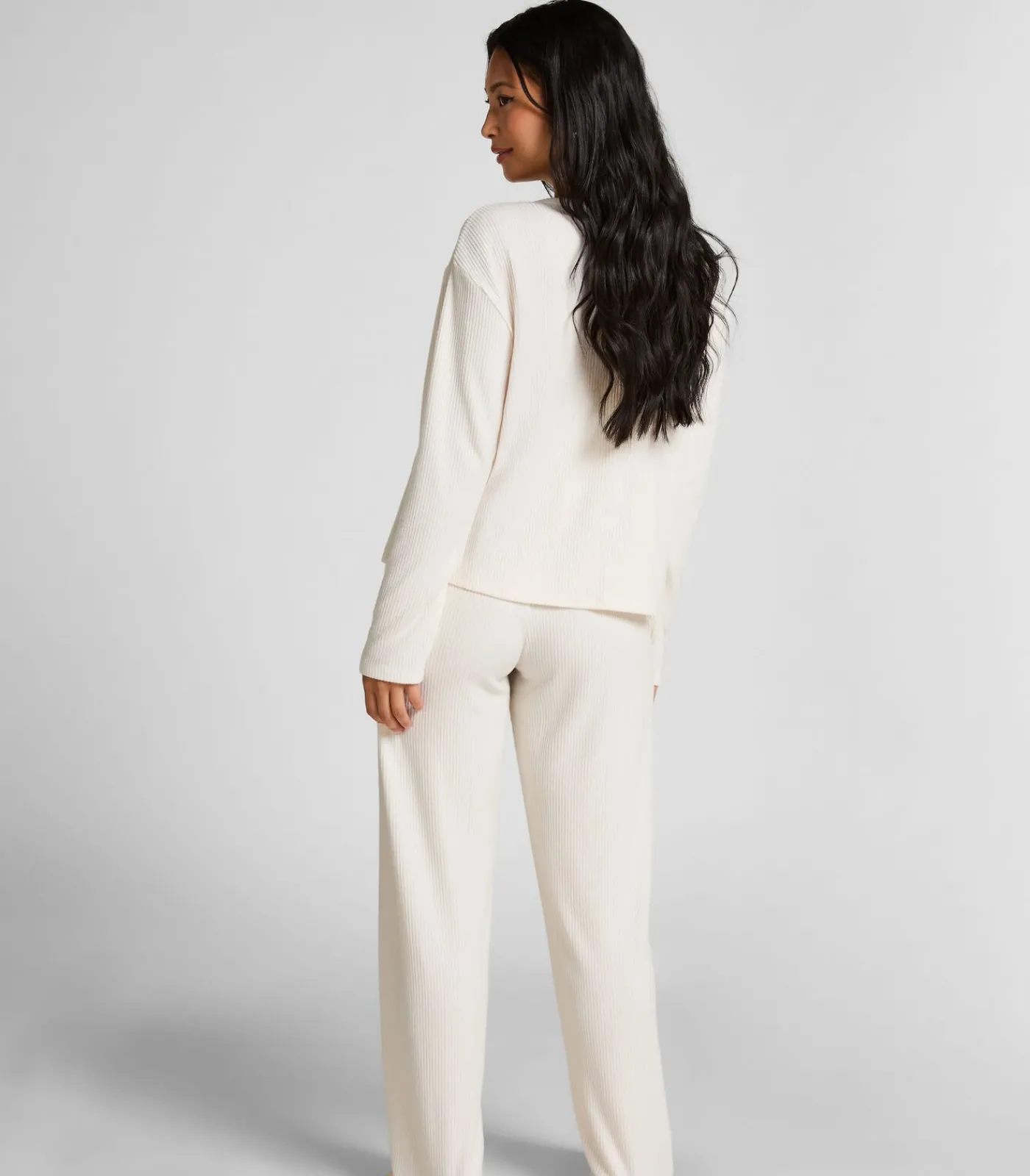Hunkemöller Broek Brushed Jersey white Outlet