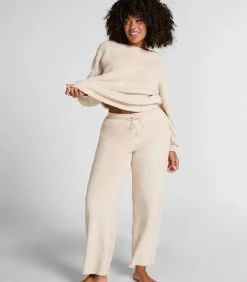 Hunkemöller Broek Fluffy Fleece beige Best