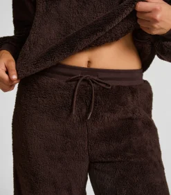 Hunkemöller Broek Fluffy Fleece brown Clearance