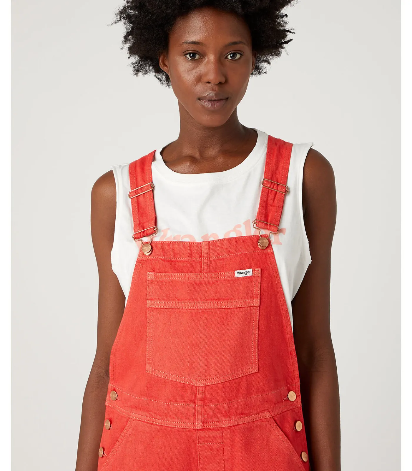 Wrangler Broeken flare vrouwen red New