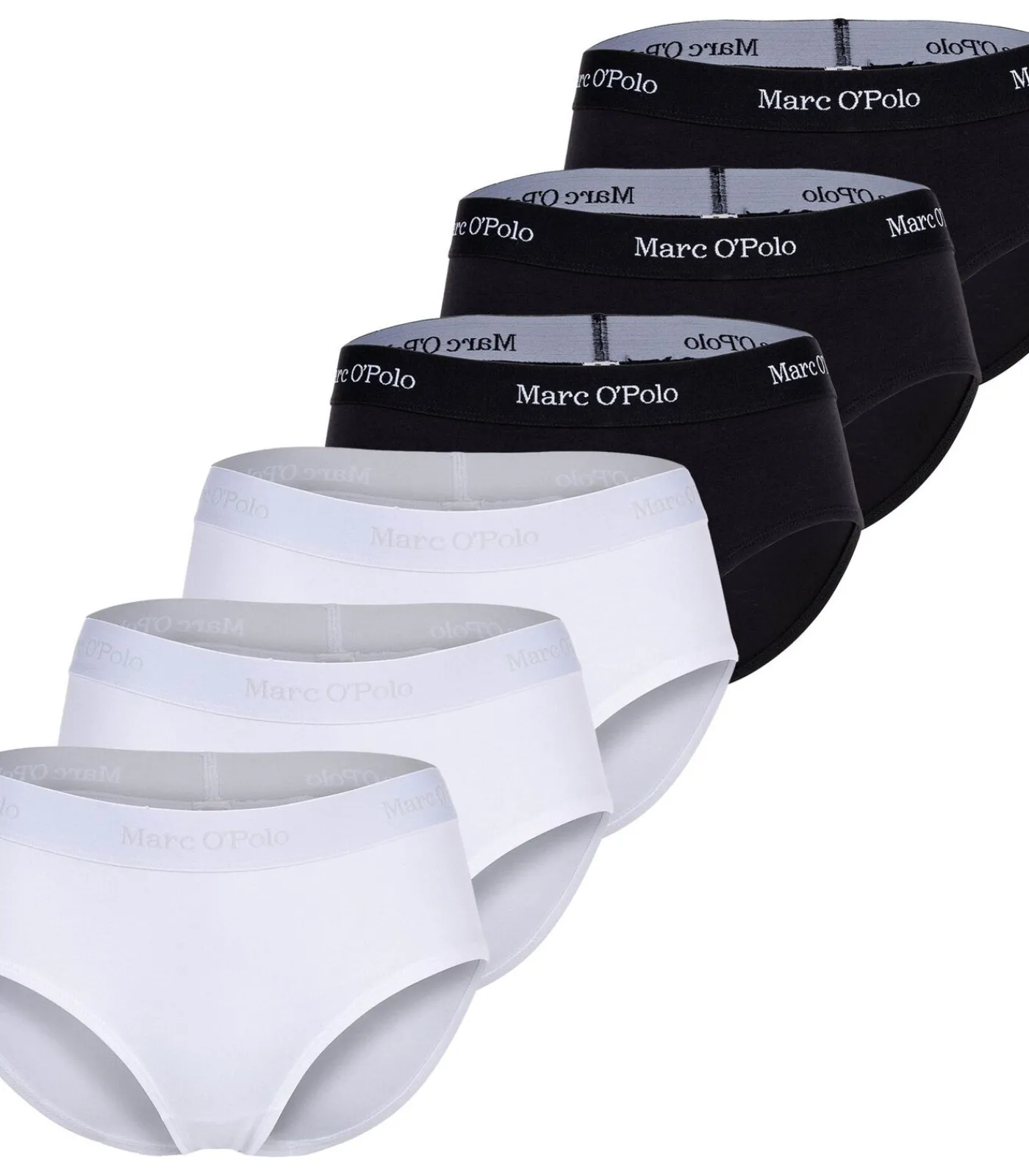 Marc O'Polo Broekje Set van 6 white/black Best
