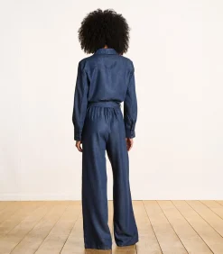 La Fée Maraboutée Broekpak in raw denim blueJeans Clearance