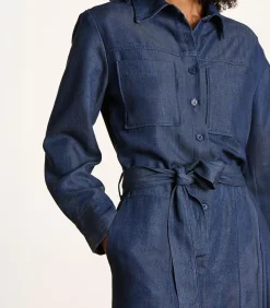 La Fée Maraboutée Broekpak in raw denim blueJeans Clearance