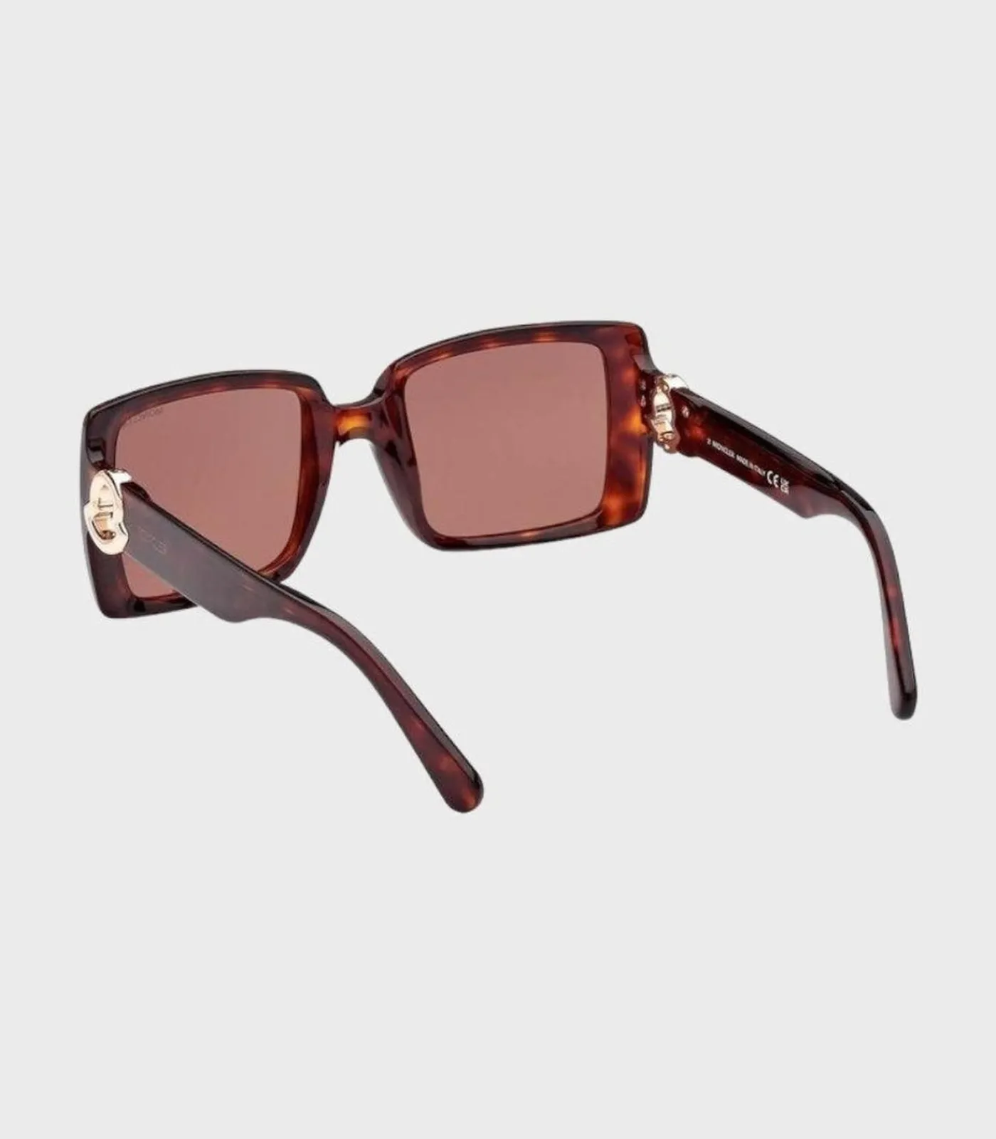 Moncler Bruin Dark Havana Dames Zonnebril brown Outlet