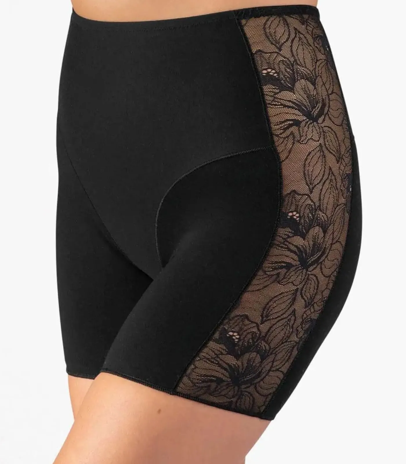 Nina from C. Buik Corrigerend ondergoed katoen - Kanten Shapewear boxershort black Discount