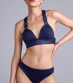 Marlies Dekkers cache coeur bralette bikini top darkBlue Outlet