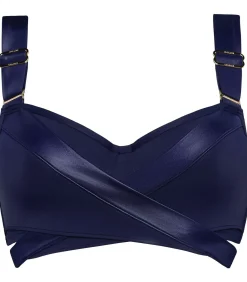 Marlies Dekkers cache coeur niet-voorgevormde balconette bikini top darkBlue Online