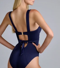 Marlies Dekkers cache coeur plunge balconette badpak darkBlue Outlet
