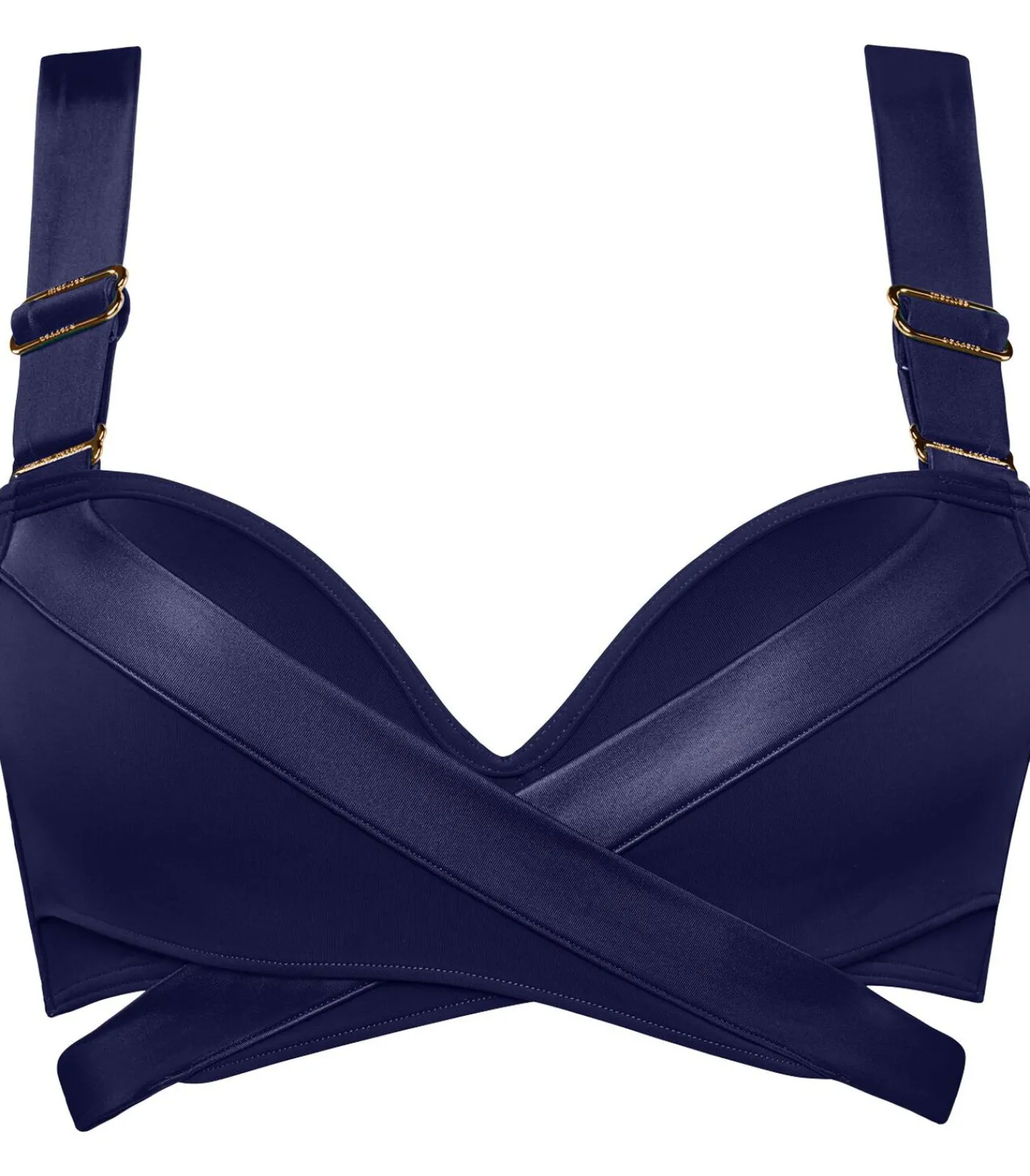 Marlies Dekkers cache coeur push up bikini top darkBlue Hot