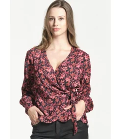 J&JOY Cache-coeur blouse red Sale