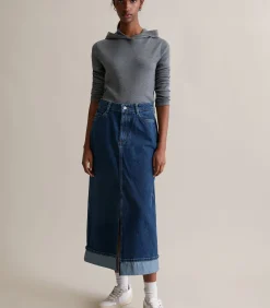 Marc O’Polo DENIM Capuchon longsleeve slim antraciteGrey Clearance