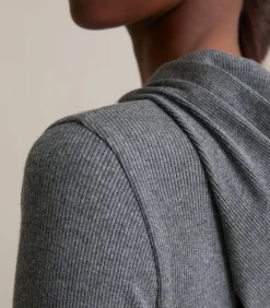 Marc O’Polo DENIM Capuchon longsleeve slim antraciteGrey Clearance