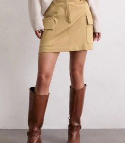 Marc O'Polo Cargo minirok in de vorm van beige Online