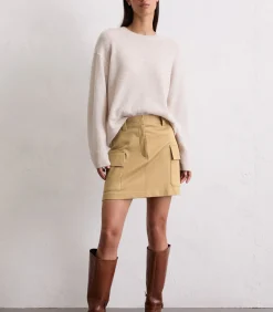 Marc O'Polo Cargo minirok in de vorm van beige Online