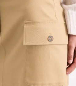 Marc O'Polo Cargo minirok in de vorm van beige Online