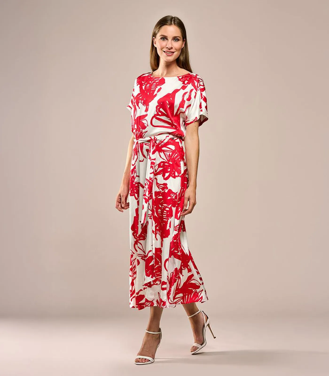 Mart Visser Carissa Print Rok Rood / Wit red/white New