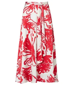 Mart Visser Carissa Print Rok Rood / Wit red/white New