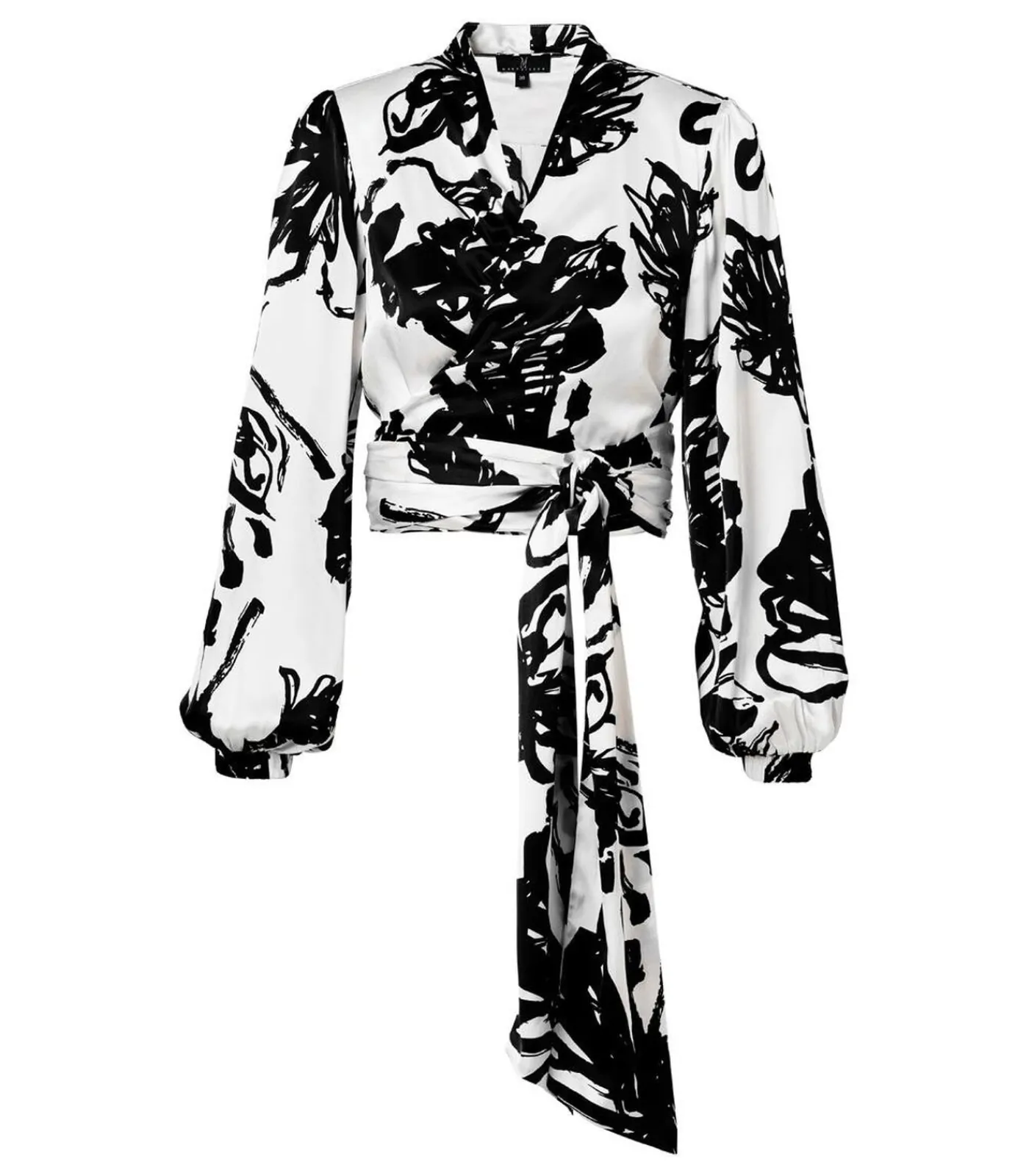 Mart Visser Carly Print Blouse Zwart / Wit blackMulticolor Outlet