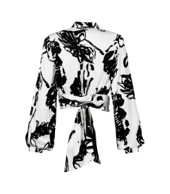 Mart Visser Carly Print Blouse Zwart / Wit blackMulticolor Outlet