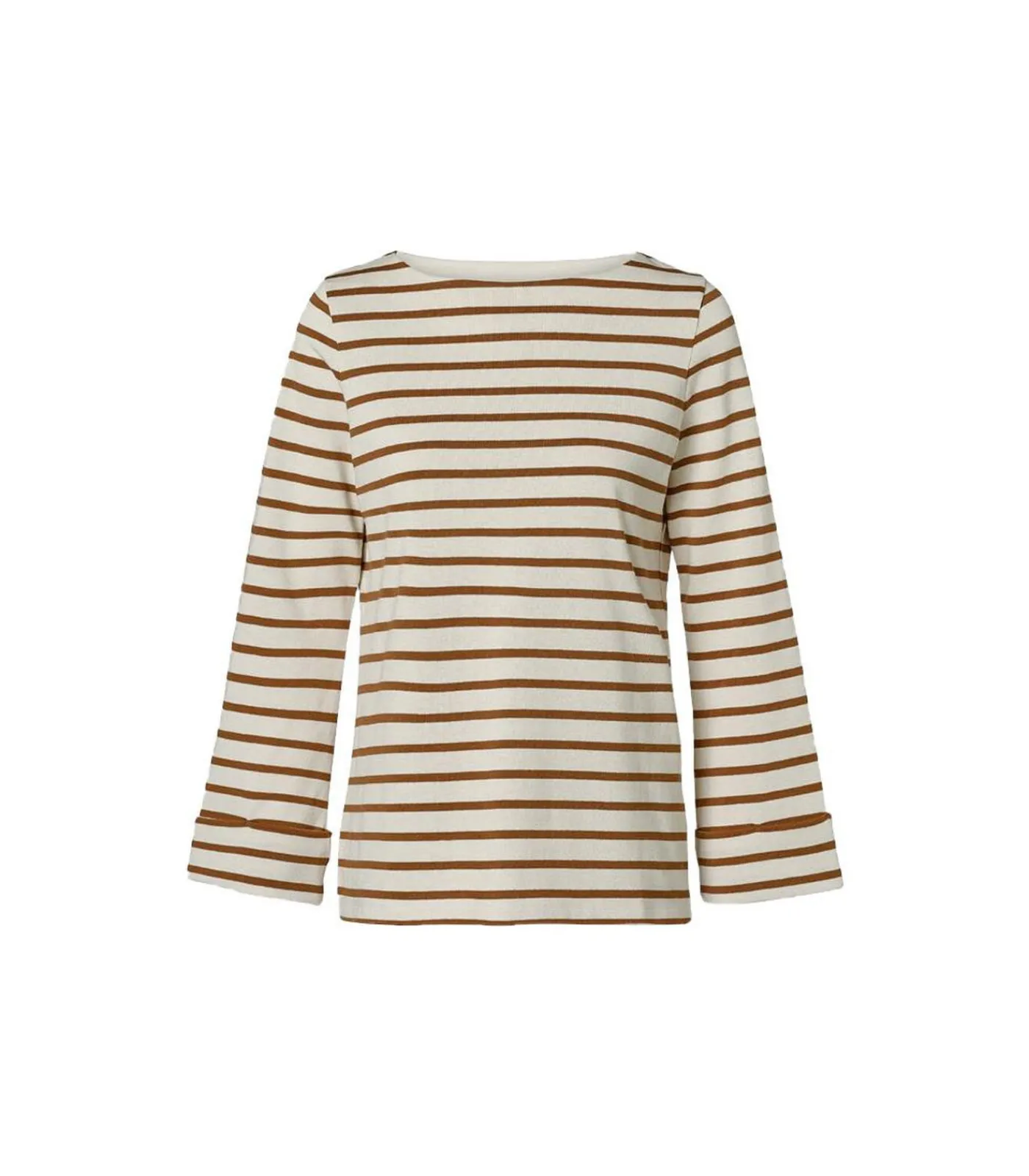 Mart Visser Caroline Tensen Chester Streep Top Ecru / camel Clearance