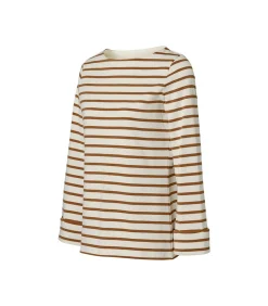 Mart Visser Caroline Tensen Chester Streep Top Ecru / camel Clearance