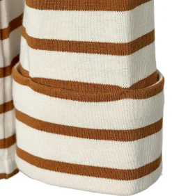 Mart Visser Caroline Tensen Chester Streep Top Ecru / camel Clearance